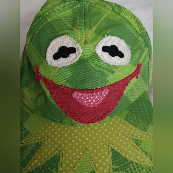 The Muppets Kermit the Frog Hat youth/child Green licensed merch - Picture 6 of 6